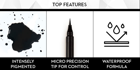 SUGAR WINGMAN WATERPROOF MICROLINER - 01 I'LL BE BLACK