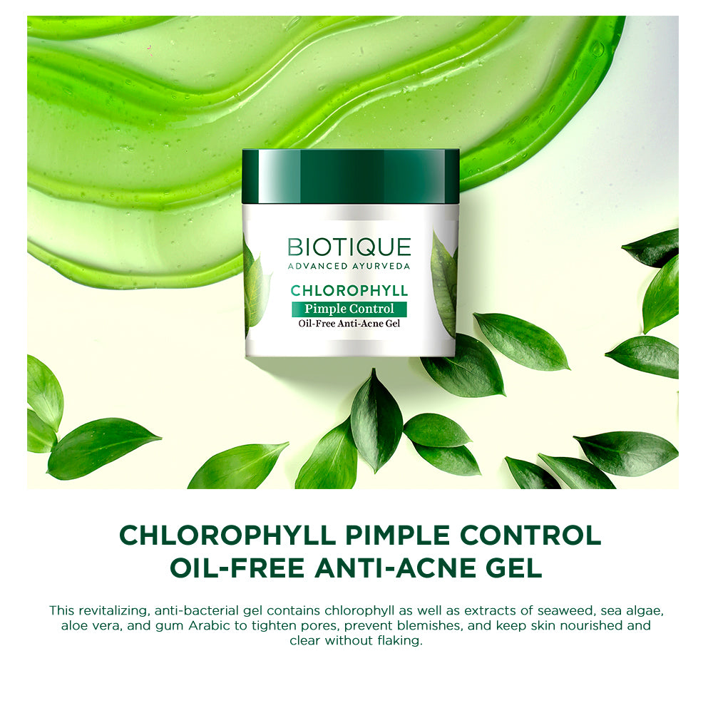 Biotique Bio Chlorophyll Oil Free Anti-Acne Gel (50gm)
