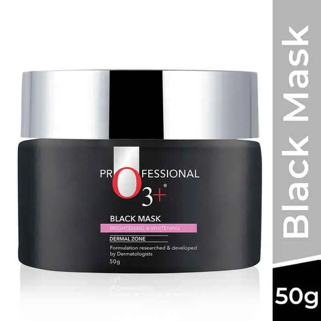 O3+ Black Mask Brightening & Whitening For Clear & Glowing skin (50 g)