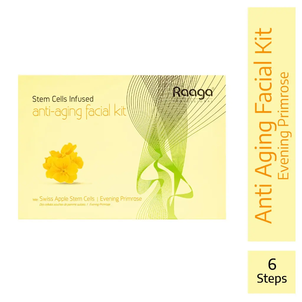 Raga Stem Cell Anti-Aging Facial Kit with Swiss Apple Stem Cells & Evening Primrose | 61 g