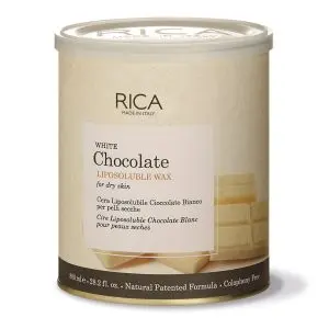Rica White Chocolate Liposoluble Wax For Dry Skin 800Ml