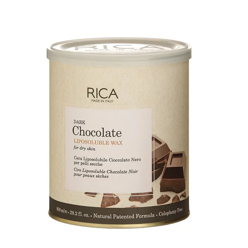 Rica Dark Chocolate Liposoluble Wax For Dry Skin (800ml)
