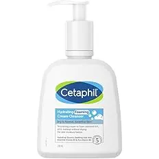 Cetaphil Hydrating Foaming Cream Cleanser for Dry to Normal Sensitive Skin 236ml