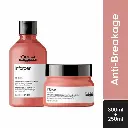 L'Oreal Professionnel Serie Expert Inforcer Strengthening Shampoo 300ml & Hair Mask 250gm Combo