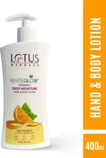 Lotus WhiteGlow Vitamin C Deep Moisture Hand & Body Lotion 400ml