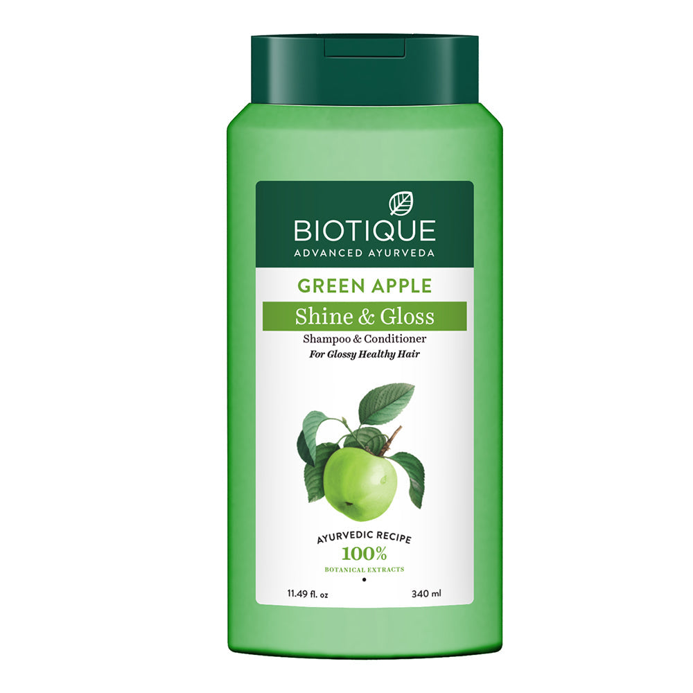 Biotique Bio Green Apple Fresh Daily Purifying Shampoo & Conditioner (340ml)