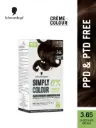 Schwarzkopf Simply Colour Permanent Hair Colour For 100% Grey Coverage - 3.65 Chocolate Brown