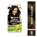 Garnier Color Naturals Shade 3 Darkest Brown 70ml+60g