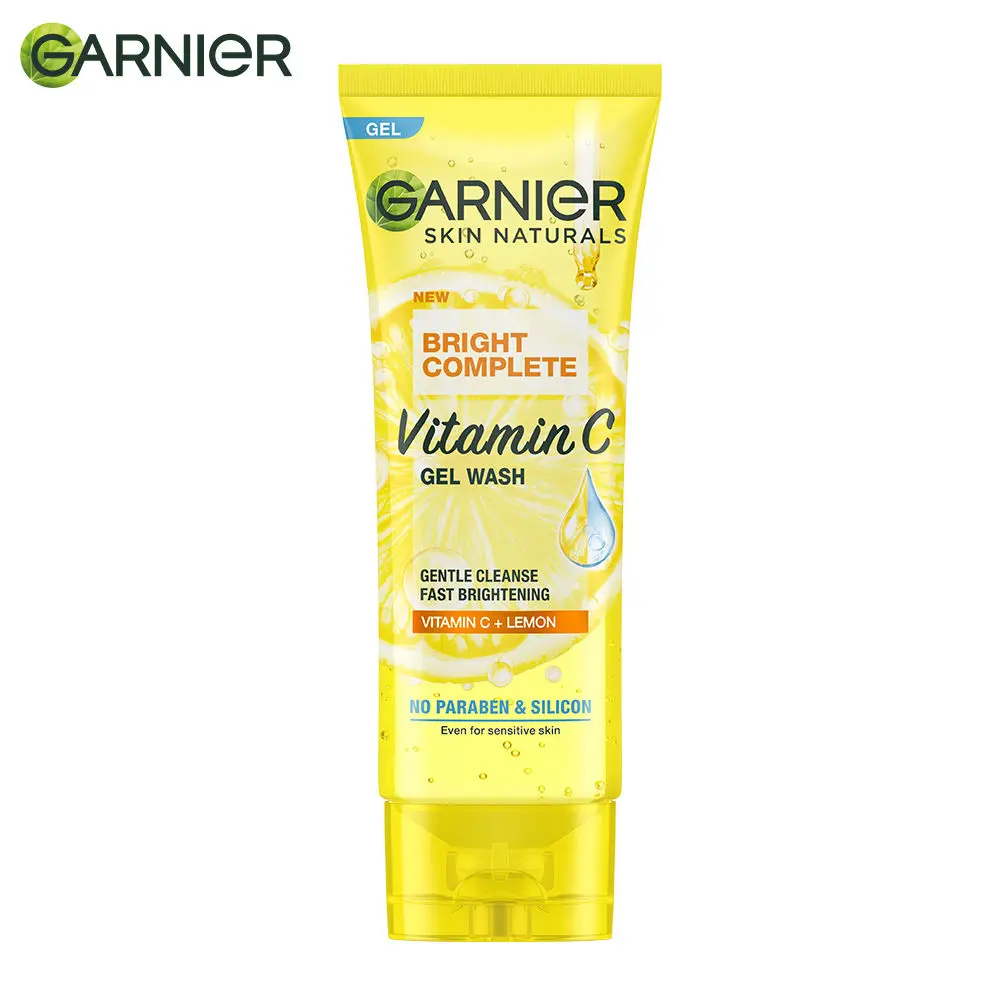 Garnier Bright Complete Vitamin C Gel Facewash, 100g