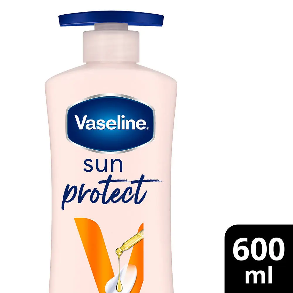 Vaseline Sun Protect SPF 30 UVA + UVB Protection Body Lotion To Reduce Tan Lines - 600ml