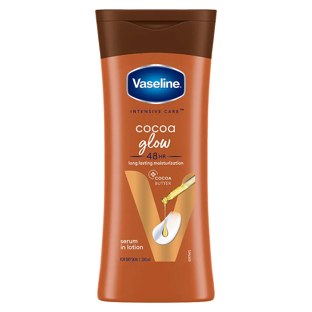 Vaseline Intensive Care Cocoa Glow Body Lotion with Glycerin 200 ml