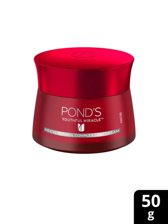POND'S Youthful Miracle Hexyl Retinol Complex, Renew & Repair Day Cream SPF 15 PA++, 50g