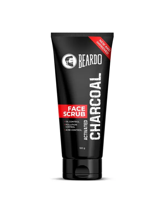 Beardo Activated Charcoal Face Scrub, 100g