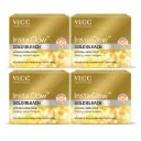 VLCC Insta Glow Gold Bleach - Pack of 4, 30g*4