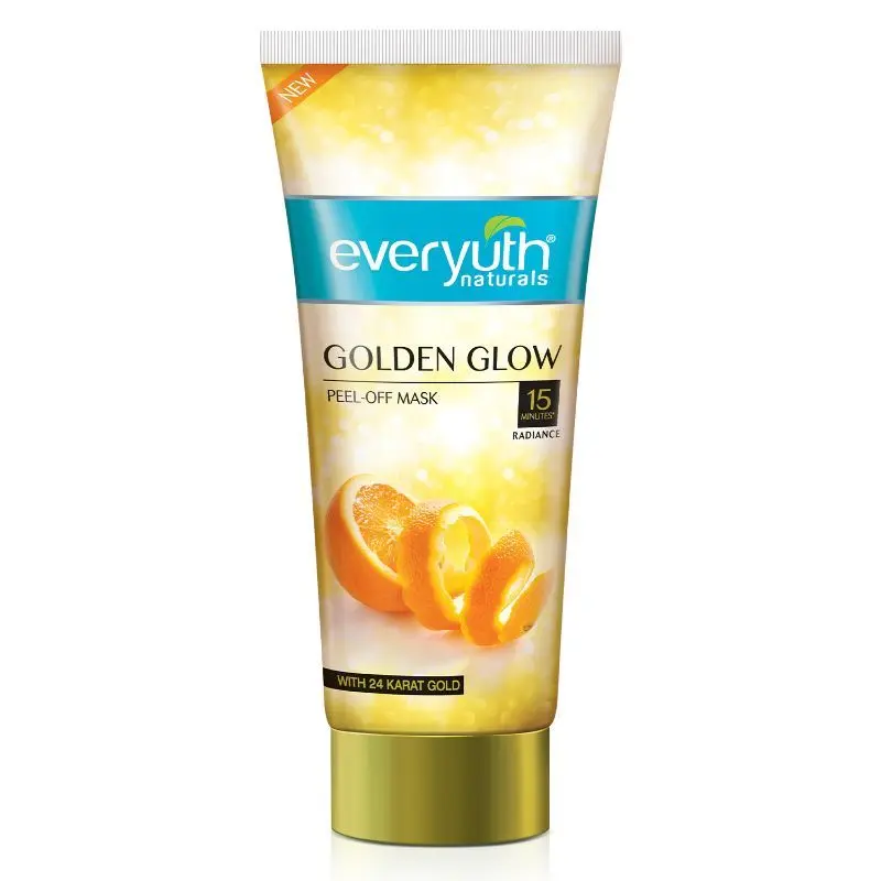Everyuth Naturals Advanced Golden Glow Peel Off Mask for Instant Glow Skin, 100g
