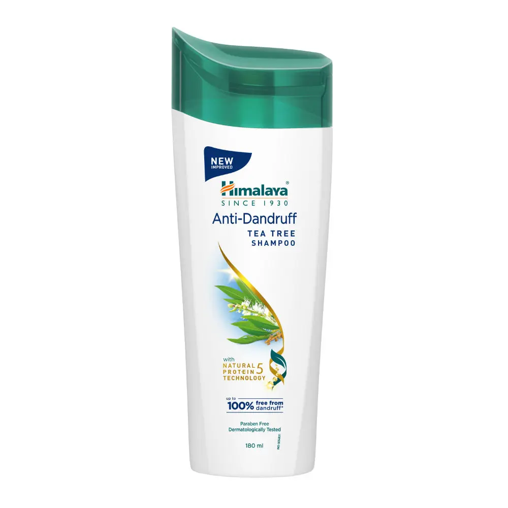 Himalaya Anti-Dandruff Shampoo With Tea Tree Oil & Aloe Vera, 180ml