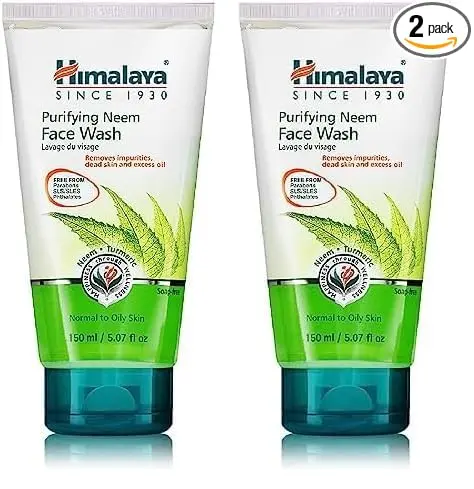 Himalaya Purifying Neem Face Wash- Pack of 2 (150ml each)