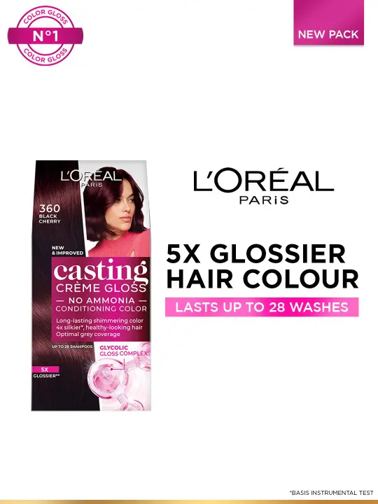 L'Oreal Paris Casting Creme Gloss Hair Color - 360 Black Cherry