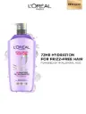 L'Oreal Paris Hyaluron Moisture Anti-frizz Shampoo With Hyaluronic Acid for 72 HR Hydrated Hair (650ml)