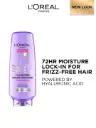 L'Oreal Paris Hyaluron Moisture Anti-frizz Conditioner With Hyaluronic Acid for 72 HR Hydrated Hair (386ml)