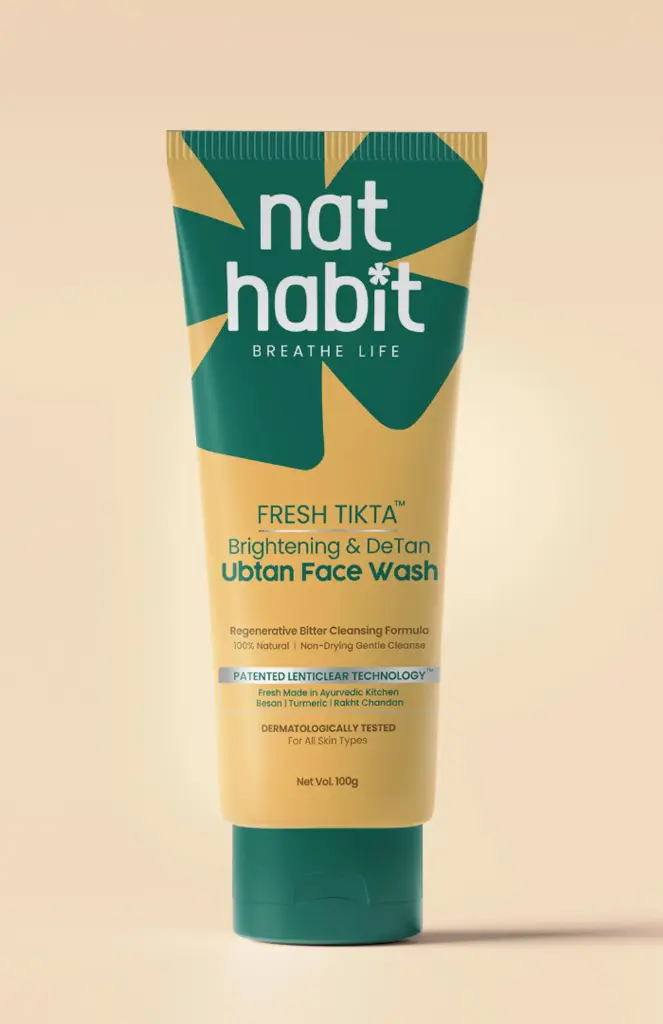 Nathabit Brightening Ubtan Tikta Face Wash 100g