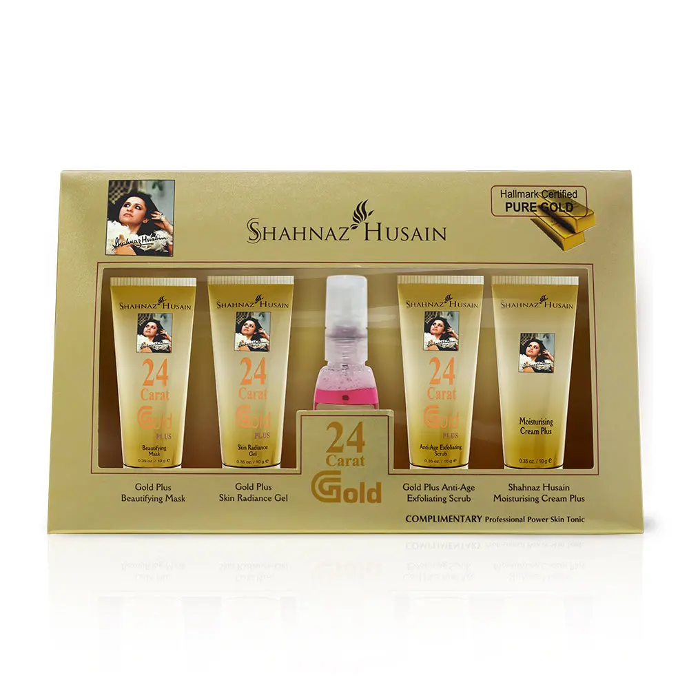 Shahnaz Husain Gold Skin Radiance Timeless Youth 10gx4 Kit 