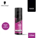 Schwarzkopf Root Retouch Instant Grey Hair Concealer Spray, Sweat And Rain Resistant - Black (120ml)