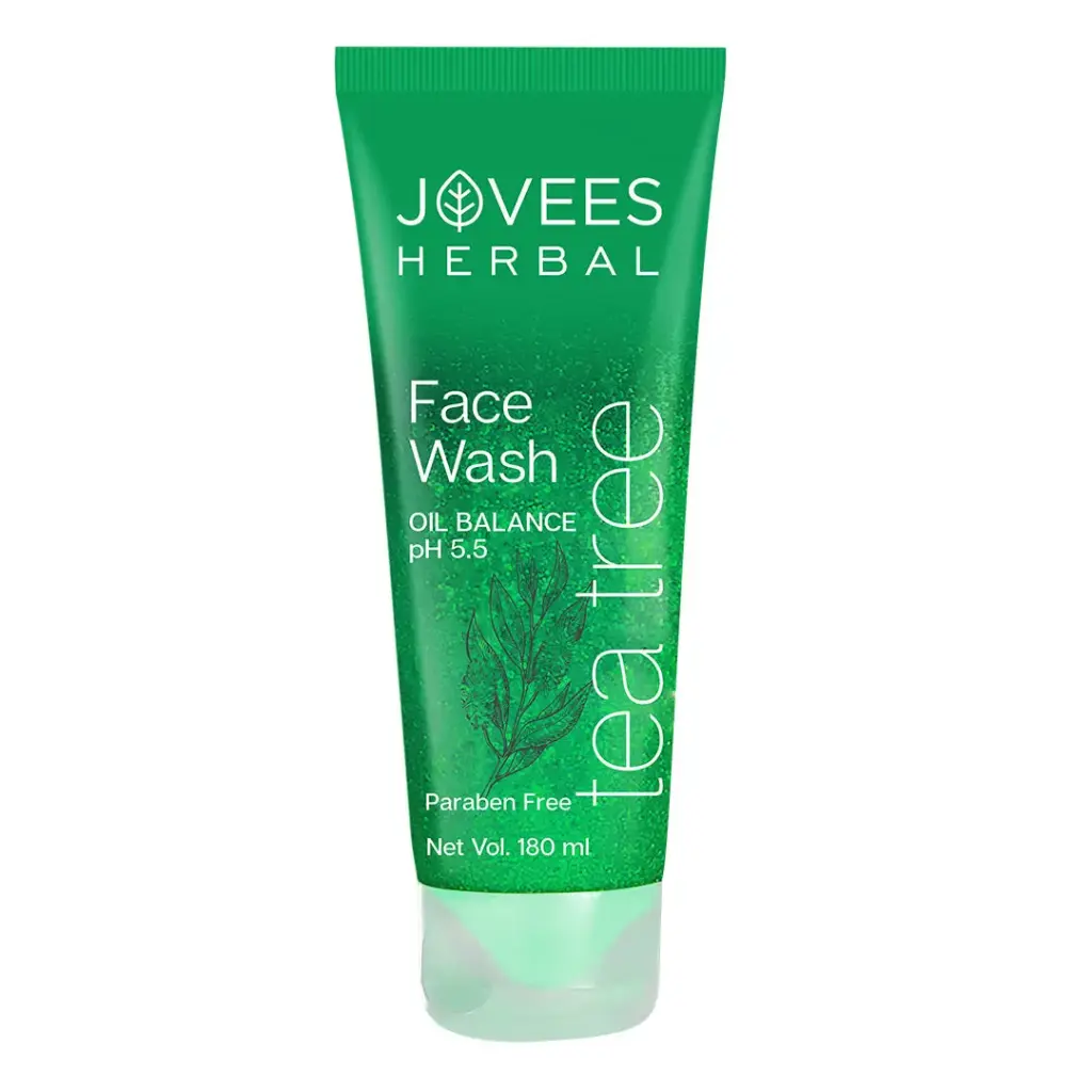 Jovees Tea Tree Oil Control Face Wash for Oily & Acne-Prone Skin 120ml