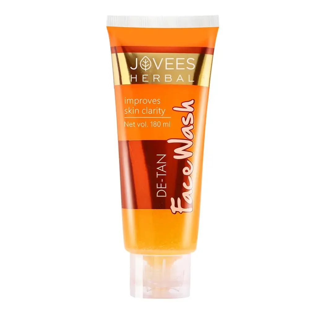 Jovees De-Tan Face Wash for Tan Removal | Gently Cleanses All Skin Types 120ml