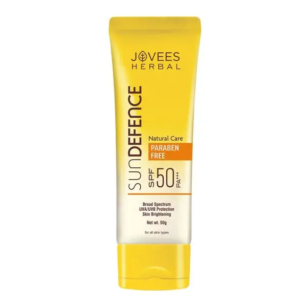 Jovees Sun Defence Cream SPF 50 PA+++ For All Skin Types | Protection From UVA/UVB & Sun Damaged | Sunscreen For Men & Women 100g