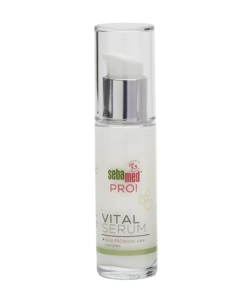Sebamed PRO Vital Serum, With ProBiotic Care complex, Reduce fine wrinkles, CellPulse NC04 and coffee 30ml