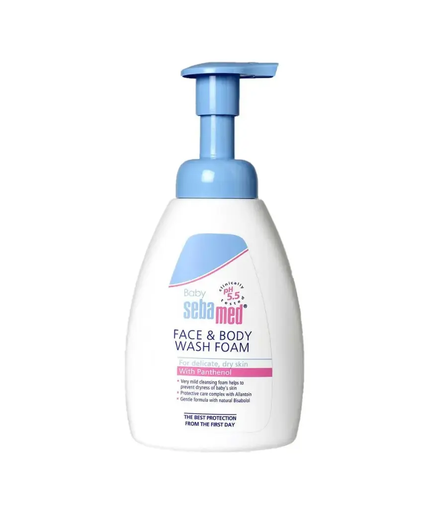 Sebamed Baby Face & Body Wash 400 ml, pH 5.5, Soap Free, Tear Free