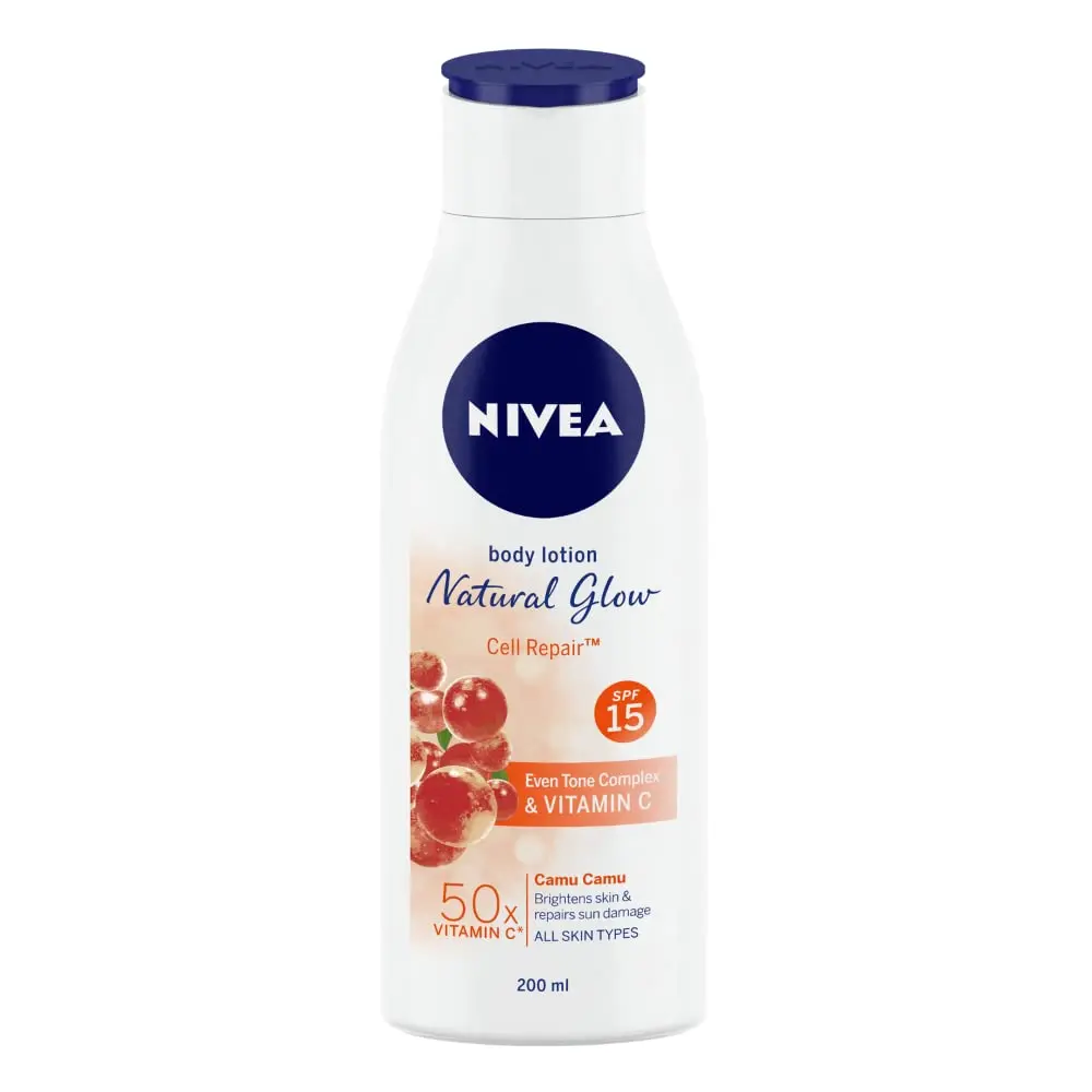 Nivea Body Lotion, Extra Whitening Cell Repair, SPF 15 & 50x Vitamin C (200ml)