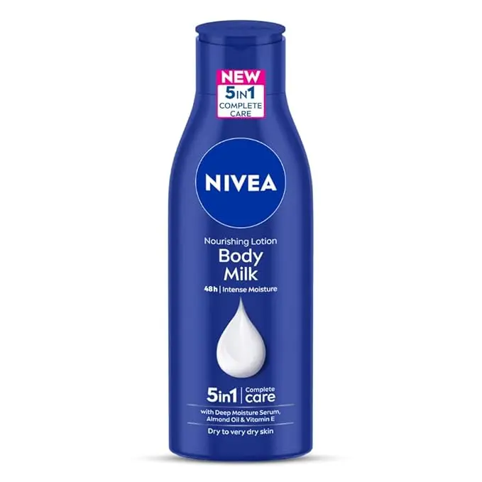 NIVEA Body Lotion for Very Dry Skin- Nourishing Body Milk with Almond Oil And Vitamin E (200ml)