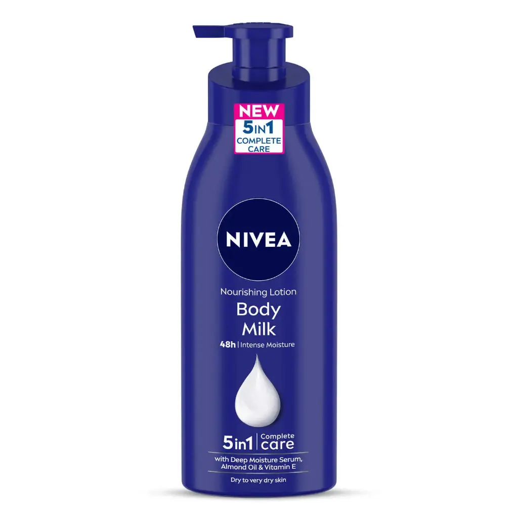NIVEA Body Lotion for Very Dry Skin- Nourishing Body Milk with Almond Oil and Vitamin E (400ml)