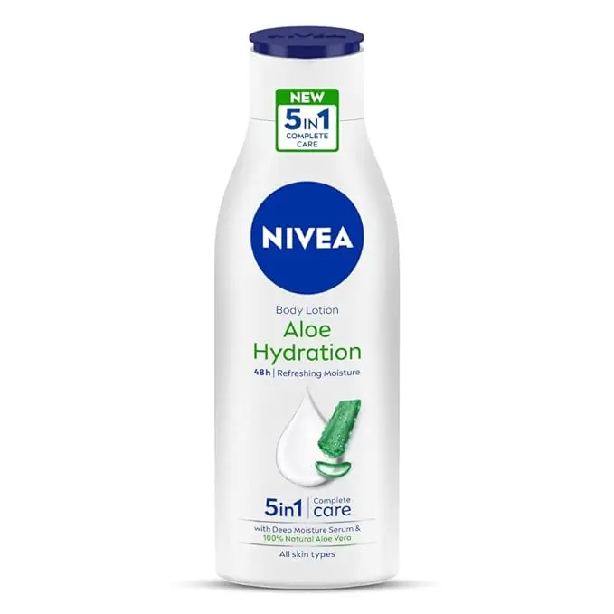 NIVEA Body Lotion, Aloe Hydration, with Aloe Vera, for Smooth, Hydrated Skin (200ml)