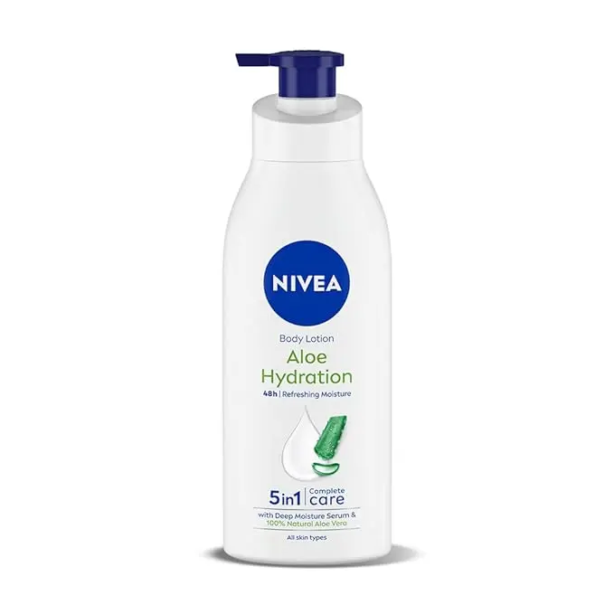 NIVEA Body Lotion- Aloe Hydration- with Aloe Vera- for Smooth- Normal Skin (400ml)
