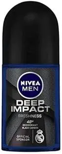NIVEA Men Deep Impact Freshness Deo Rollon, 48h Anti Perspirant Freshness (50ml)