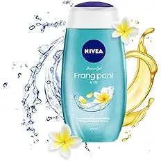 Nivea Frangipani & Oil Shower Gel Pampering Care & Refreshing Scent of Frangipani Flower (250ml)