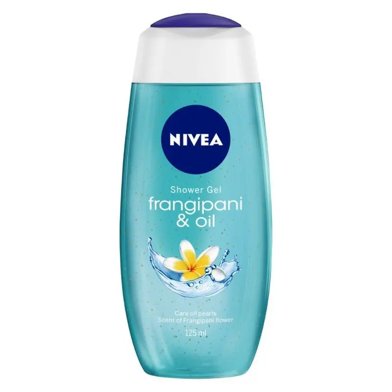 Nivea Frangipani & Oil Shower Gel Pampering Care & Refreshing Scent of Frangipani Flower (125ml)