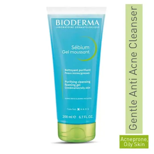 Bioderma Sebium Face And Body Wash Moussant Purifying Cleansing Gel (200ml)