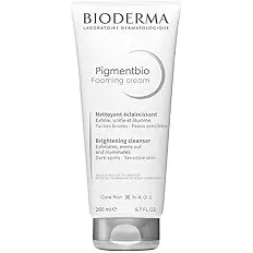 Bioderma Pigmentbio Foaming Cream Brightening Exfoliating Cleanser (Face & Body Wash) For Brightened Skin, 200 ml