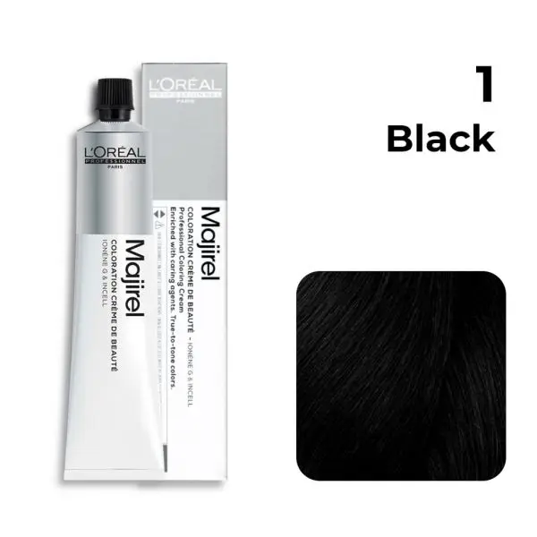 L'oreal Professionnel Paris Majirel Color - 1 (Black)