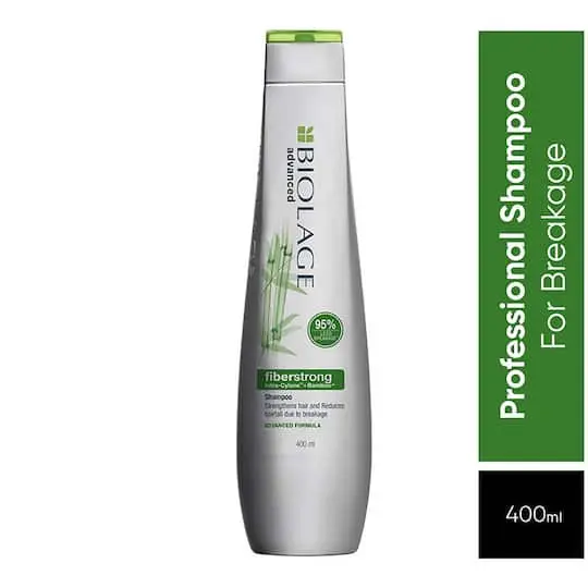 Matrix Biolage Fiberstrong Professional Shampoo For Hair Breakage, 12X Strength In Weak Hair (400ml)