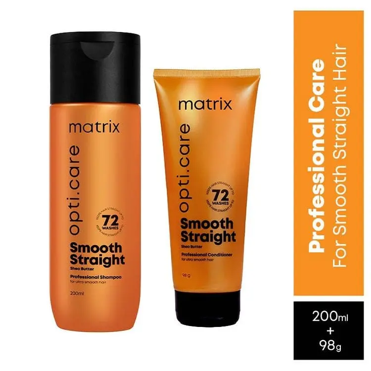 Matrix Opti Care Professional Ultra Smoothing 2-Step Regime - Shampoo + Conditioner (200ml + 98gm)