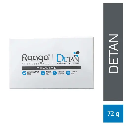 Raga De-Tan Tan Removal Cream with Kojic and Milk 72 g (12 g x 6 sachets)