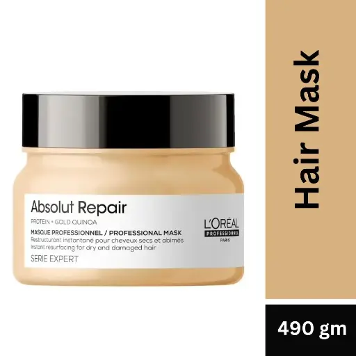 L'Oreal Professionnel Absolut Repair Hair Mask For Dry and Damaged Hair (490gm)