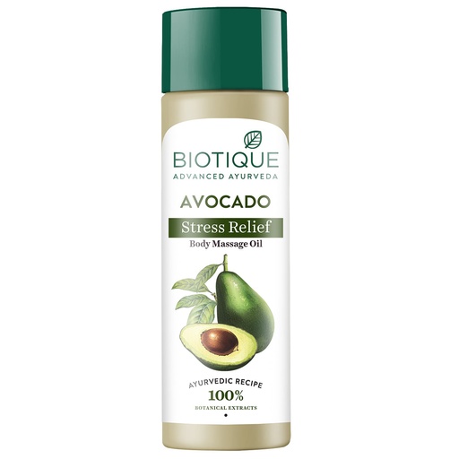 Biotique Bio Avocado Stress Relief Body Massage Oil (200ml)