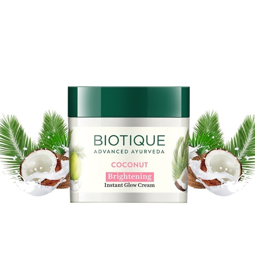 Biotique Bio Coconut Whitening & Brightening Cream (50gm)