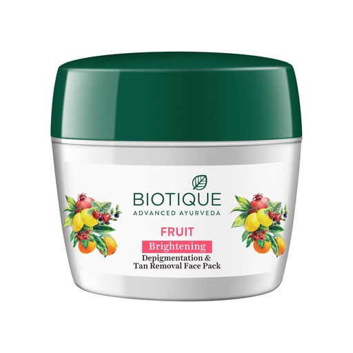 Biotique Bio Fruit Whitening, Depigmentation And Tan Removal Face Pack (235gm)